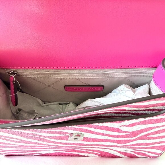 Michael Kors Zebra Print Crossbody Bag - Picture 16 of 16